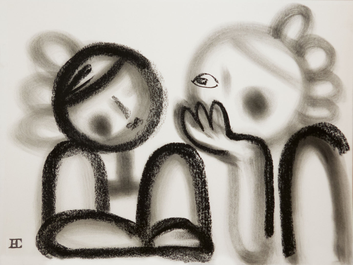 Female talking - Original - sold!