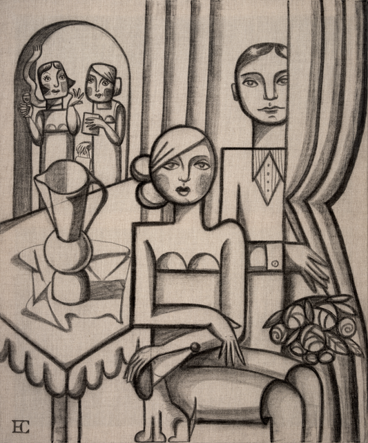 Table Conversations -  120x100cm