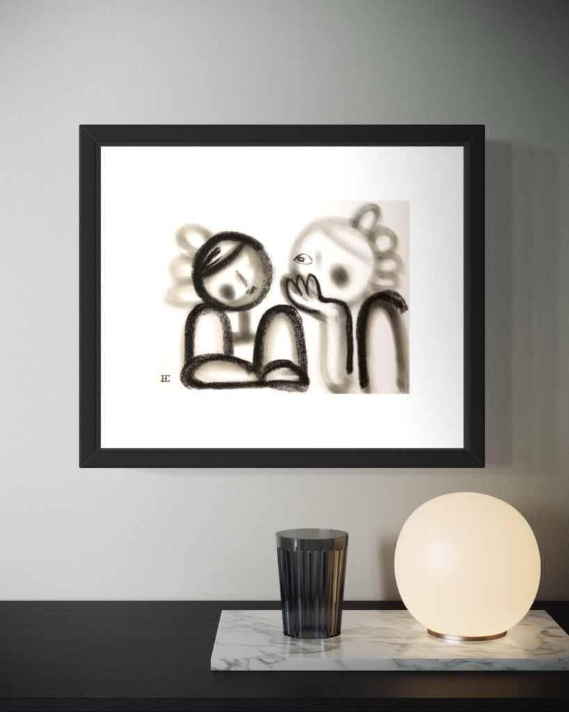 Female talking - Original - sold!